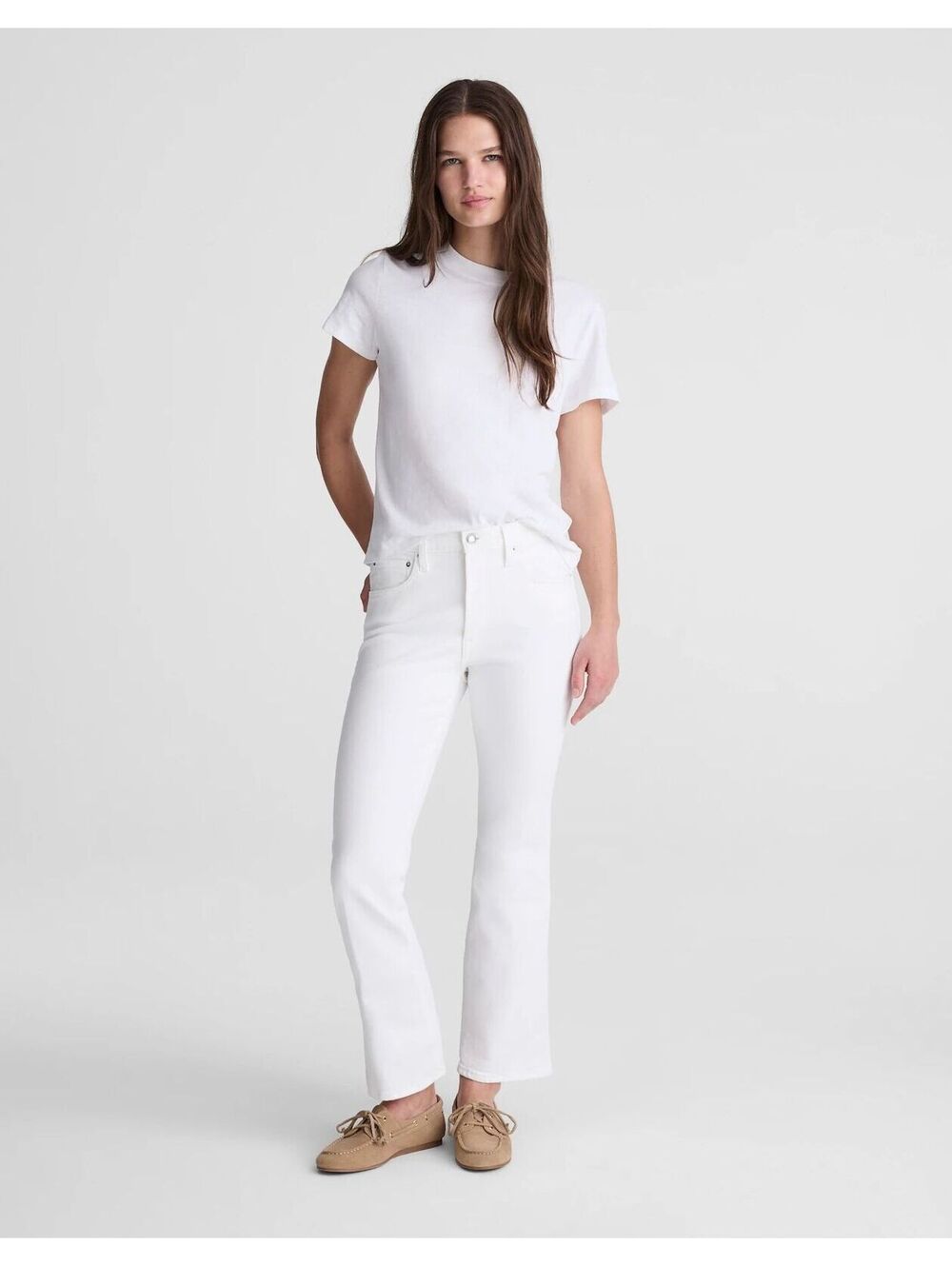 NWT Madewell The Flare Crop Jean in Super Stretch Denim -‎ Size 24 - MSRP $148